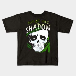 Comic Horror for halloween Out of the Shadow Kids T-Shirt